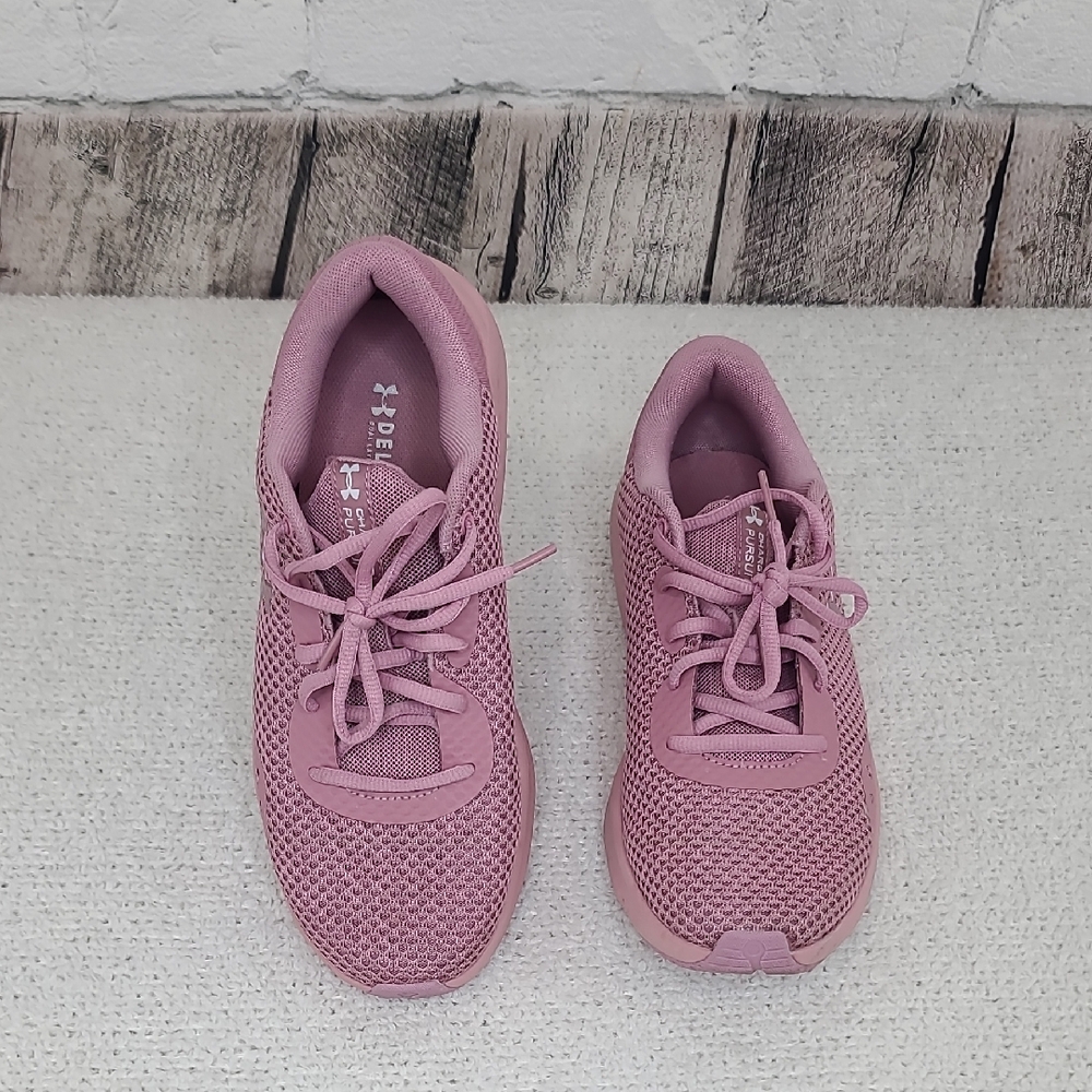 Under Armour Charged Pursuit 3 RunningMesh Low Top Shoe/Sneaker in Pink Elixir